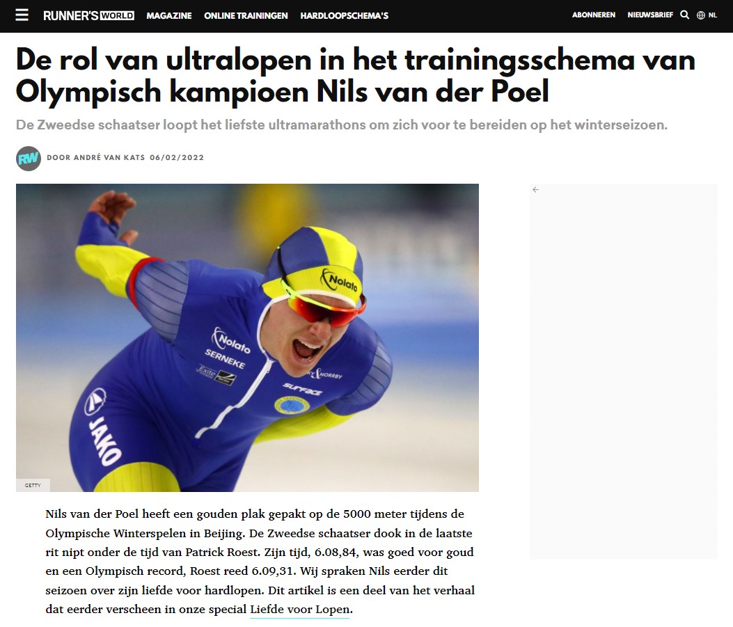 Runnersworld Nils van der Poel