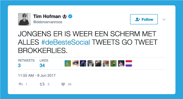 Tim Hofman tweet